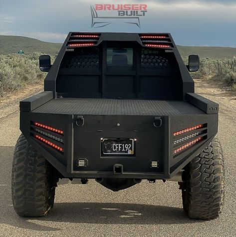 Introducing Bruiser Built Next-Gen Custom Flatbeds. See link for details! Custom Truck Flatbeds, Flatbed Truck Beds, Custom Flatbed, Welding Trucks, Welding Rig, Cool Truck Accessories, Custom Truck Beds, Pickup Trucks Bed, Truck Flatbeds