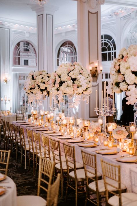 Baroque Castle, Long Table Wedding, Candelabra Wedding, Tall Centerpiece, Unique Wedding Flowers, Wedding Floral Centerpieces, Tall Centerpieces, Bride Magazine, Wedding Inside