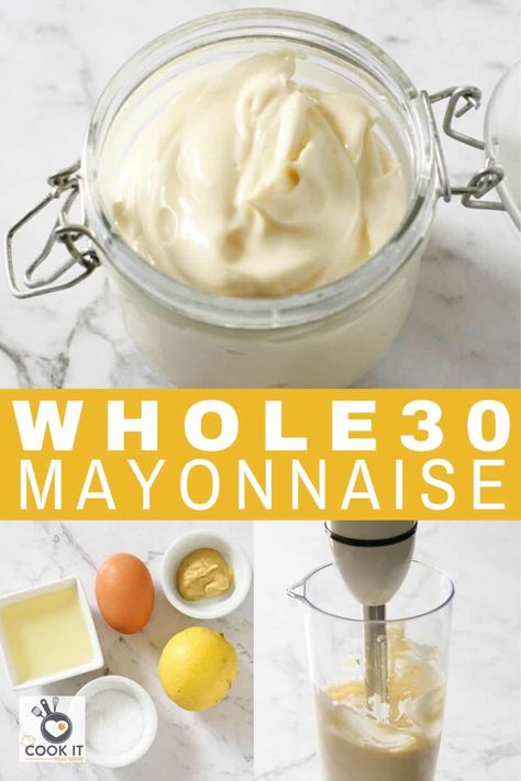 Mayo Homemade, Mayonaise Recept, Whole30 Mayo, Keto Condiments, Barbecue Ideas, Homemade Mayonnaise Recipe, Paleo Condiments, Mayo Recipe, Seasoning Blends