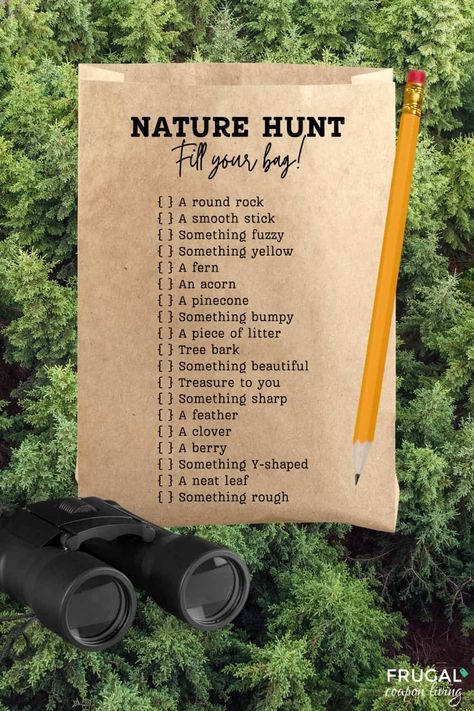 Looking for fun and engaging ways to get kids excited about exploring the great outdoors? Check out our Creative Nature Walk Scavenger Hunt Ideas! From searching for hidden treasures to identifying unique plant and animal species, our scavenger hunts will have kids of all ages using their senses, learning about nature, and having a blast in the process. So lace up your hiking boots, grab your binoculars, and get ready to embark on an unforgettable adventure through the great outdoors! Walk Scavenger Hunt, Nature Walk Activities, Nature Scavenger Hunt Printable, Nature Walk Scavenger Hunt, Scavenger Hunt Ideas For Kids, Cabin Activities, Fall Scavenger Hunt, Scavenger Hunt List, Scavenger Hunt Ideas