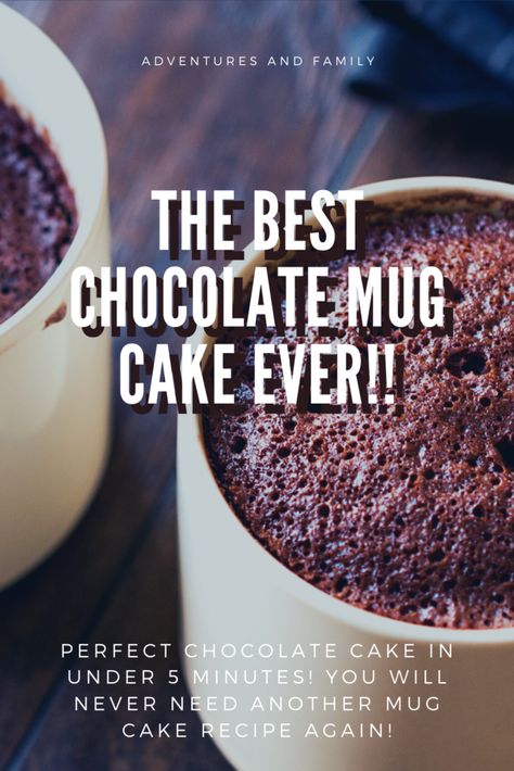 The Best Chocolate Mug Cake, Choc Mug Cake, Best Chocolate Mug Cake Recipe, Chocolate Mug Cake Microwave, Mug Cake Chocolate, Microwave Cakes, Easy Chocolate Mug Cake, Chocolate Mug Cake Recipe, Cake Microwave