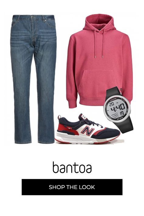 Outfit Hombre, Outfits Hombre, Man Clothing, Estilo Casual, Jack Jones, Low Cost, New Balance, Men's Fashion, Nike