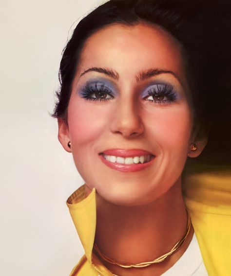 A 1970s Time Capsule from #AtoZChallenge – C is for Cher | IF I ... Cher 70s Makeup, Cher Makeup, Cher 1970s, 70’s Makeup, 70s Disco Makeup, 70s Makeup Look, 70s Hair And Makeup, 70s Cher, 1970s Photos