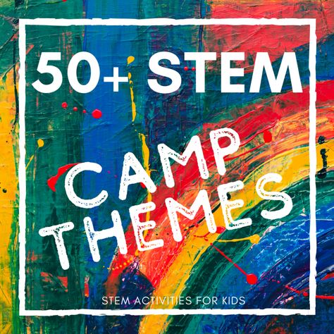 Are you running a STEM camp during a school vacation or over the summer? If you are looking for theme ideas, look no further! I have compiled a list of dozens of STEM camp themes, from tried and true favorites to ones I can’t wait to try! (*The links in this post may be affiliate … Camp Theme Ideas, Day Camp Activities, Summer School Themes, Summer Stem Activities, Stem Summer Camp, Camp Themes, Stem Camp, Stem Activities For Kids, Summer Camp Themes