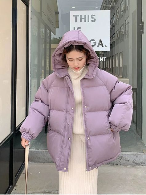 Oversized Puffer Coat, Parka Coat Women, Oversized Parka, Oversized Puffer Jacket, Short Parka, Ladies Short Jackets, Puffer Parka, Warm Winter Jackets, Winter Parka