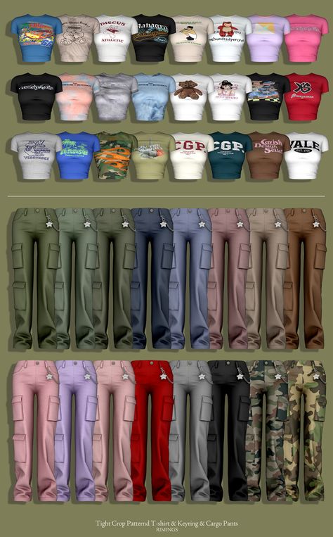 Sims 4 Flared Pants, Sim4cc Clothes, Sims 4 Cc Shirts Crop Tops, Sims 4 Cc Free Clothes, Sims 4 Cc Outfits Sets, Sims 4 Cc Clothes Baddie Free, Sims 4 Cheats, Clothes Cc, Sims 4 Tsr