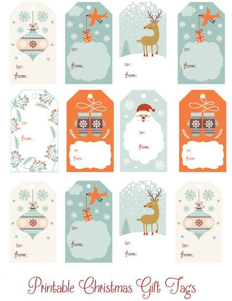 Printable Christmas Gift Tags to make wrapping easier. Free Printable Christmas Gift Tags, Christmas Tags Printable, Christmas Yarn, Free Printable Gifts, Free Printable Gift Tags, Christmas Gift Tags Printable, Gift Tags Diy, Christmas Money, Christmas Labels