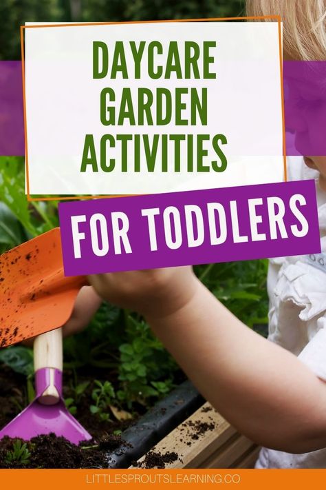 With spring on the way, it is time to think about some fun daycare garden activities for toddlers. There is so much to learn in the garden! Toddler Planting Activities, Toddler Gardening Activities, Daycare Garden Ideas, Gardening With Toddlers, Planting Activities For Toddlers, Toddler Garden Activities, Preschool Gardening Activities, Gardening For Toddlers, Gardening Activities For Toddlers