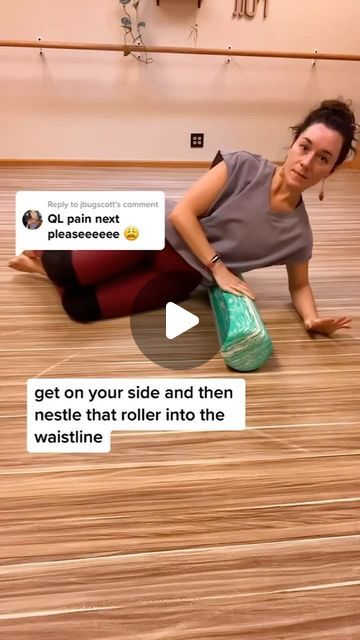 OPTP on Instagram: "🌀 Struggling with low back pain?   👋 Meet your QL muscle – the Quadratus Lumborum. This deep muscle in your lower back plays a crucial role in stabilizing your spine and pelvis. When it’s tight or dysfunctional, it can lead to discomfort and reduced mobility. 😣 But don’t worry, foam rolling can help!  Foam rolling 🌀 can target tension in the QL muscle, providing relief and promoting flexibility in your lower back. Whether you’re dealing with chronic discomfort or just need some post-workout recovery, foam rolling can be your secret weapon. 💪  🎥 @release_technique   🟢 Featured Tool - PRO-ROLLER green marble  #FoamRolling #ReleaseTechnique #LowerBackPain #HipPain #QLMuscle #FoamRoller #PainRelief #SelfCare #WellnessJourney #Mobility #Stretching #BackHealth #Chronic Yoga For Ql Muscle, Foam Roller For Lower Back Pain, Chronic Muscle Tension, Foam Roller For Back Pain, Ql Muscle Stretch, Ql Muscle Release, Tight Lower Back Stretch, Quadratus Lumborum Stretch, Ql Stretch