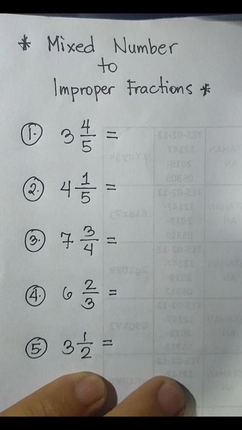 2.9M views · 32K reactions | BASIC MATH: MIXED NUMBER TO IMPROPER FRACTION | BASIC MATH: MIXED NUMBER TO IMPROPER FRACTION #MathReview | By Mathematics Tutorial | Facebook Mixed Number To Improper Fraction, Improper Fractions, Mixed Numbers, Math Tutorials, Math Methods, Math Review, Math Tricks, Basic Math, Make Your Day