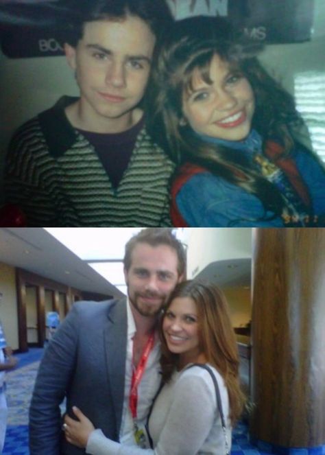 Shawn (Rider Strong) and Topanga (Danielle Fishel) then and now! Boy Meets World Cast, Boy Meets World Shawn, Shawn Hunter, Boy Meets World Quotes, Cory And Topanga, Rider Strong, Danielle Fishel, Boy Meets Girl, Boy Meets World