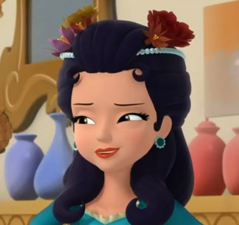 Hildegard Sofia The First, Princess Hildegard, Sofia The First Cartoon, Pinterest Themes, Sofia The First Characters, Lady Jessica, Ariana Grande Anime, Sophia The First, Tv Shows Characters