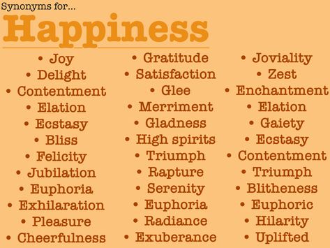 Other Words For Happiness, Different Words For Happy, Other Words For Laughed Writing, Other Words For Quickly, Other Words For Smile Writing, Other Words For Smile, Other Words For Asked, Synonyms For Smile, Other Words For Happy