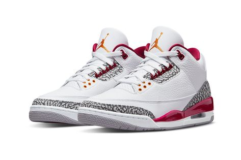 Air Jordan 3 Cardinal Red CT8532-126 Release Date | HYPEBEAST Tenis Jordan Retro, Nike X Travis Scott, Low Air Jordan 1, Retro 3, Jordan Model, Jordan 3 Retro, Air Jordan 3 Retro, Nike Dunk High, Nike Shox