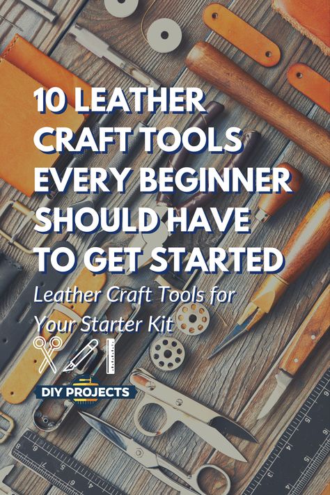 Leather Craft Tools Kit, Leather Crafting Tools, Leather Scraps Ideas Projects, Beginner Leather Projects, Leather Scrap Projects, Leather Diy Projects, Leather Craft Ideas, Knife Forging, Diy Leather Tools