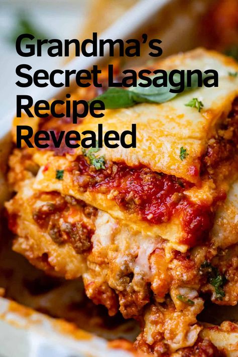 Unlock the secrets of classic Italian cooking with Grandma’s cherished lasagna recipe! Passed down through generations, this recipe delivers a perfect balance of rich tomato sauce, seasoned meat, and creamy cheese layers. Every bite is a nostalgic journey back to comforting family meals. Discover the special ingredients and techniques that make this lasagna truly exceptional. Whether you’re a seasoned cook or a beginner, this timeless recipe will bring warmth and joy to your table. Try it Southern Living Lasagna Recipe, Classic Italian Lasagna Recipe, Lasagna Recipes With Ricotta, Broken Lasagna Recipe, How To Layer Lasagna With Ricotta, The Best Lasagna Recipe Ever, Authentic Lasagna Recipe Italy, Lasange Recipe Homemade Lasagna, Deep Dish Lasagna Recipe