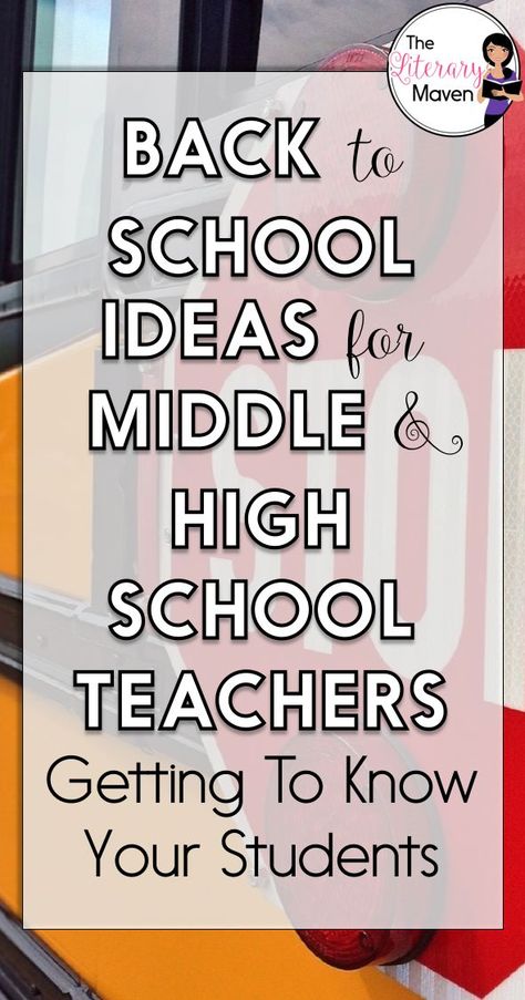 It's that time of year again! To prepare for going back to school, middle school and high school English Language Arts teachers discussed collecting student information, what to include in a syllabus, important routines and procedures for the first week, forming relationships with students, and building partnerships with parents. Read through the chat for ideas to implement in your own classroom. Back To School Middle School, Getting To Know Your Students, Routines And Procedures, Back To School Ideas, High School Teachers, School Middle School, Week Schedule, First Day Of School Activities, English Language Arts High School