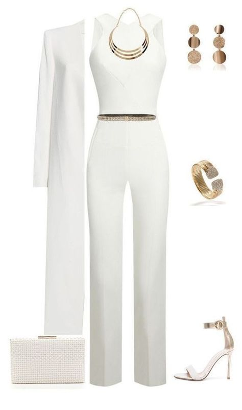 Elegantes Outfit Frau, Outfit Looks, Romantic Evening, فستان سهرة, White Outfit, Modieuze Outfits, Elegantes Outfit, Looks Chic, Business Attire