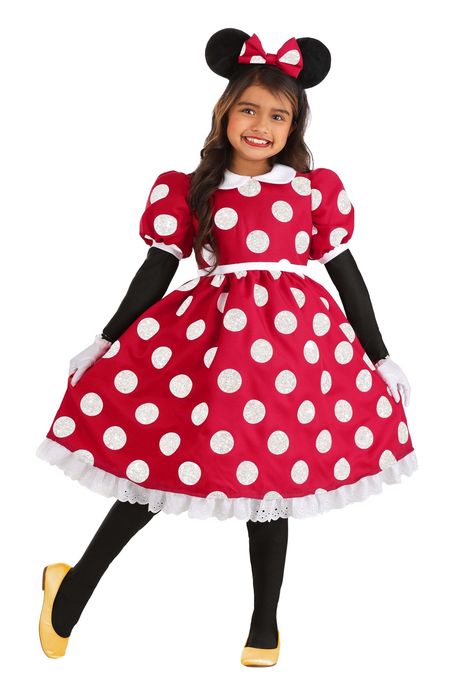 PRICES MAY VARY. Size: X-Small COSTUME INCLUDES: This Disney's Minnie Mouse Costume for kids includes a dress, leggings, an ears headband, and a pair of gloves. FROM FUN COSTUMES: Halloween costumes are what we do and we're very excited to team up with Disney to make outfits based on their most beloved characters. Little Disney fans can roleplay as the superstar Minnie Mouse with our exclusive Minnie Mouse outfit for girls. AUTHENTIC DESIGN: We designed this Minnie Mouse kid's costume to recreat Minnie Mouse Costume For Kids, Minnie Mouse Costume Toddler, Minnie Costume, Minnie Mouse Outfit, Make Outfits, Minnie Mouse Hoodie, Minnie Mouse Headband, Minnie Mouse Costume, Costume For Girls