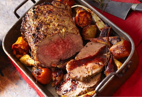 Roasted Beef, Lamb Shoulder, Beef Sirloin, Lamb Roast, Roast Dinner, Lamb Recipes, Roast Beef, Roasted Potatoes, Bread Pudding