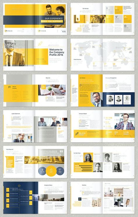 Company Profile Square Brochure Template InDesign - 24 Pages Square Booklet Layout, Square Book Layout Design, Company Profile Design Layout, Booklet Design Layout, Booklet Layout, Square Template, Indesign Brochure, Indesign Brochure Templates, Brochure Design Layout