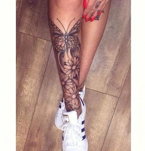 So cute | Leg tattoos women, Leg sleeve tattoo, Leg tattoos #cute tattoos #tattoos #tattoosforwomen Lower Leg Tattoos, Unique Tattoos For Women, Full Leg Tattoos, Cat Tattoos, Leg Tattoos Women, Leg Sleeve Tattoo, Dope Tattoos For Women, Tiny Tattoo, Cute Tattoos For Women