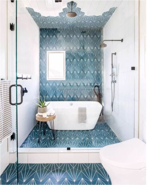 Decor, Decorating Ideas, Decorating Ideas Bathroom, Interior Design, Tile Floor, Tile Patterns Walk In Shower Designs, Narrow Bathroom, Bad Inspiration, Decor Baie, Tub Shower Combo, Bathroom Layout, Bath Room, Bath Tub, Wet Rooms