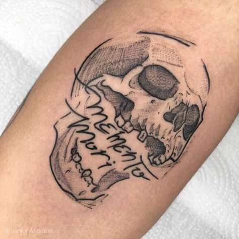 130 Cool Memento Mori Tattoo Ideas with Meanings and Celebrities 2 Tattoo Words Design, Momento Mori Tattoo, Remember Tattoo, Memento Mori Tattoo, Ant Tattoo, Brain Tattoo, Reaper Tattoo, Theme Tattoo, Tattoo Signs