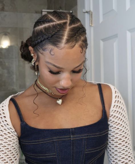 Neat Natural Hairstyles, Protective Styles No Added Hair, Cornrow Updo, Braided Buns, Mixed Curly Hair, Quick Natural Hair Styles, Gorgeous Hairstyles, Quick Braided Hairstyles, Protective Hairstyles Braids