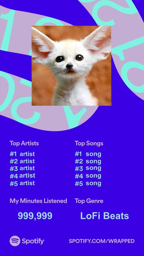 Spotify Wrapped Maker Story For Instagram, Spotify Wrapped, Yearbook Layouts, Pop Up Ads, Yearbook Themes, Yellow And Purple, Song Artists, Meme Template, Music Streaming