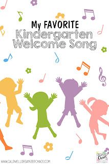 Kindergarten Music Activities, Kindergarten Welcome, Kindergarten Music Class, Kindergarten Music Lessons, Welcome Songs, Hello Song, Movement Songs, Welcome To Kindergarten, Kindergarten Music