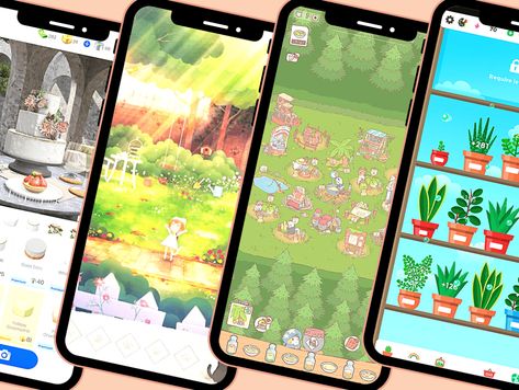 Cozy Games For Iphone, Cozy Phone Games, Cozy Iphone Games, Cosy Games, Calming Games, Cozy Gaming, Plant Games, Farm Games, Switch Games