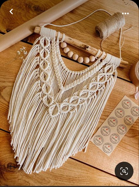 Simple Macrame Wall Hanging, Simpul Makrame, Wall Macrame, Pola Macrame, Macrame Wall Hanger, Macrame Headboard, Simple Macrame, Macrame Knots Tutorial, Makramee Diy