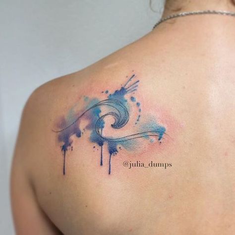 1000+ ideas about Wave Tattoos on Pinterest | Tattoos, Small Wave ... Ocean Wave Tattoo, Wellen Tattoo, Japan Tips, Wave Tattoos, Sun Tattoo Small, Wave Tattoo Design, Water Tattoo, Sister Tattoo, Tattoo Minimalist