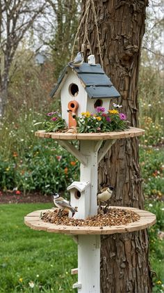 https://pin.it/1ouXQju1s Backyard Birds Sanctuary, Wooden Bird Feeders, Homemade Bird Houses, Bird Houses Ideas Diy, Bird House Feeder, Bird Houses Painted, Decorative Bird Houses, Diy Bird Feeder, Bird Houses Diy