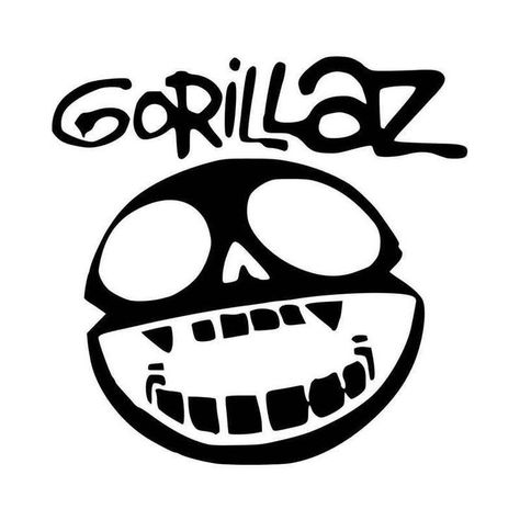 The Gorillaz, Traditional Tattoo Designs, Nagisa Shiota, Gorillaz Art, Posca Art, Rock Punk, Band Logos, Gorillaz, Case Stickers