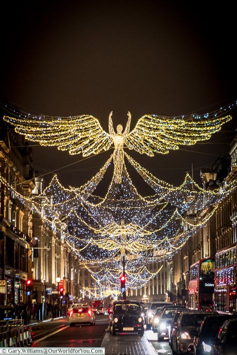 The view down Regent Street, Christmas, London, England, UK London At Christmas, Christmas In England, Regent Street, London Aesthetic, London Pubs, London Christmas, Royal Caribbean Cruise, Things To Do In London, London Town