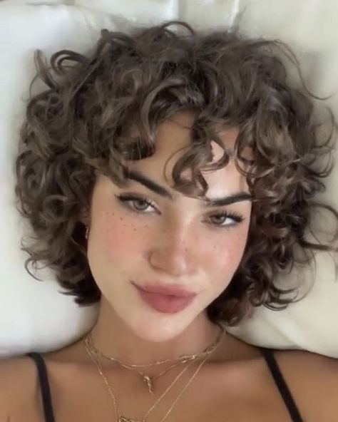 Super Short Curly Haircuts For Women, Perms Short Hair Women, Short Permed Hair With Bangs, Short Perm Hairstyle Women, Perm Ideas For Short Hair, Short Permed Hair Pixie, Short Curly Haircuts Round Face, Mullet Curly Hairstyle Women, Curly Perm Short