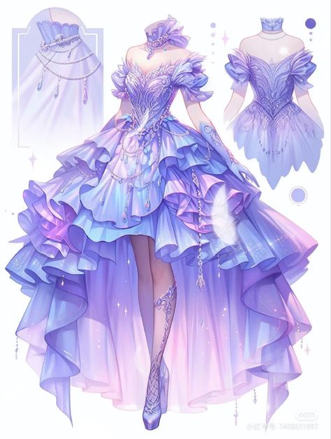 Dreamy Gowns, Seni Dan Kraf, Dress Design Drawing, Fantasy Dresses, Fashion Drawing Dresses, Dress Design Sketches, Fashion Illustration Dresses, Dress Sketches, Dress Drawing