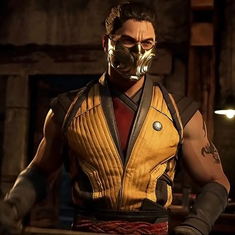 Scorpion from Mortal Kombat 1 (2023) Scorpion Pfp Mk, Scorpion Mk1 Icon, Mortal Kombat 1 Scorpion, Mk 1 Scorpion, Scorpion Pfp, Kuai Liang Mk1, Mk1 Pfp, Mk1 Scorpion, Mortal Kombat Pfp