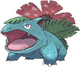 Pokemon Poses, Pokemon Leaf Green, Flytrap Plant, Cool Pokemon Pictures, Pokemon Leaf, Venusaur Pokemon, Venus Flytrap Plant, Pokemon Fire Red, Pokemon Artwork