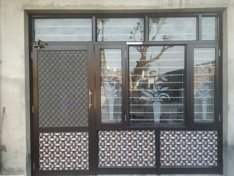 #Aluminium #partition #designs Aluminium Section Partition, Aluminium Partition Design, Aluminium Partition, Aluminium Work, Bathroom Door Design, Partition Designs, Wardrobe Design Modern, Beginner Henna, Partition Door