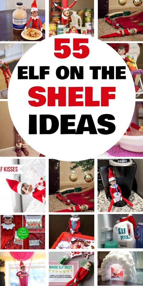 55 creative Elf on the Shelf ideas displayed through various themed setups. Snitches Get Stitches Elf On The Shelf, Elf On The Shelf Tricks For Kids, Elf On The Shelf Ideas With Gifts, Elf On The Shelf Office Ideas Hilarious, Ideas For Elf On The Shelf, 2024 Elf On The Shelf Ideas, Elf On A Shelf Ideas For Kids, Elf On The Shelf Kits To Sell, Interactive Elf On The Shelf Ideas