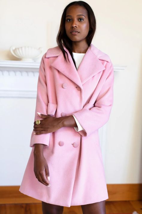 Oversized wool coat