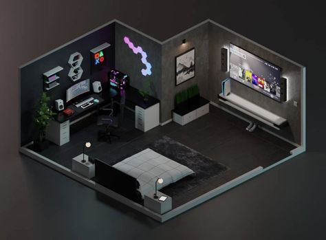 Table Gamer, Luxury Gaming Room, Background Gaming, Gamer Room Design, Wallpaper Gamer, Room Decor Gaming, Gaming Room Ideas, Gaming Background, Gamer Aesthetic