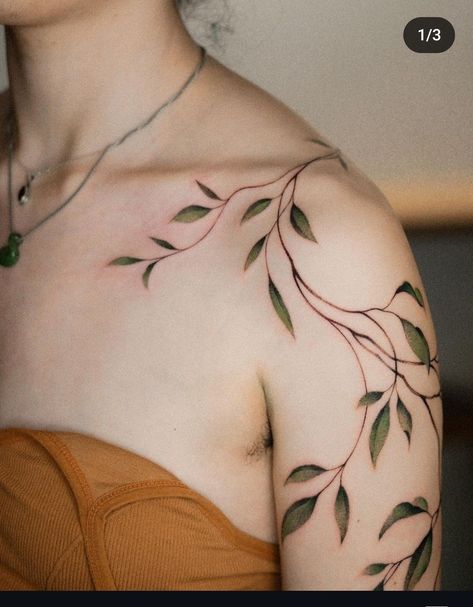 Vine Tattoo On Arm Women, Sage Vine Tattoo, Leaves And Branches Tattoo, Vines All Over Body Tattoo, Ivy Sleeve Tattoos For Women, Arm Ivy Tattoo, Lotus Flower Tattoo With Vines, Vintage Vine Tattoo, Medium Women Tattoos