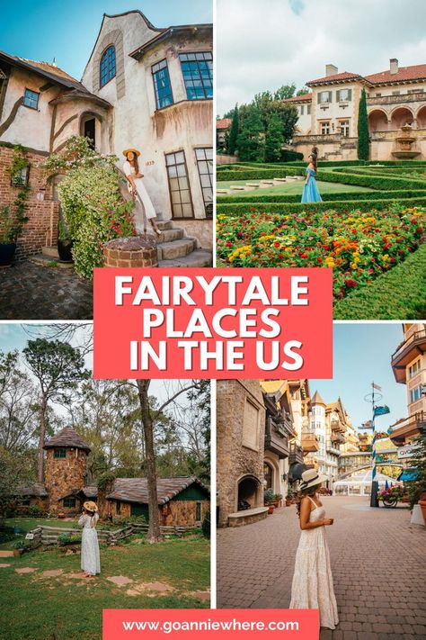 Fairytale Places in the US Fairytale Places, Usa Places To Visit, Places In Usa, North America Travel Destinations, Travel Inspiration Destinations, Travel Around Europe, Hidden Places, Us Travel Destinations, Vacation Usa