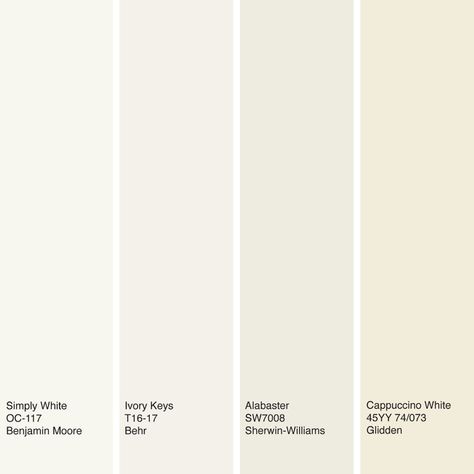 Big Houses Interior, Off White Paint Colors, White Interior Paint, Off White Colour, Off White Paints, Neutral Paint Colors, Sherwin Williams Paint Colors, White Paint Colors, Room Paint Colors