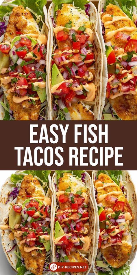 Discover an easy fish tacos recipe with marinated fish, pickled cabbage, and a delicious pink sauce. Perfect for a quick and tasty meal! Easy Healthy Fish Tacos, Fish Tacos Simple, Fish Tacos With Cabbage Slaw Easy, Pickled Cabbage For Tacos, Fish Taco Recipe Easy, Fish Tacos Recipes, Recipe For Fish Tacos, Fish Taco Recipes, Fish Tacos With Cabbage Slaw