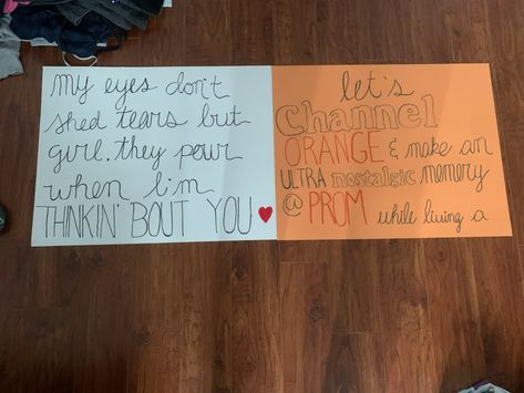 #promposal #love #blacklove #lovers #frankocean #frankoceanquotes Promposal Frank Ocean, Promposal Ideas Frank Ocean, Frank Ocean Promposal, Frank Ocean Quotes, Poster Idea, Childish Gambino, Frank Ocean, Black Love, School Stuff